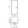 Душевой уголок WASSERKRAFT SALM 27I22 100х90 см