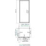 Душевой уголок WASSERKRAFT SALM 27I41 100х90 см