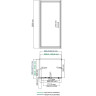 Душевой уголок WASSERKRAFT SALM 27I03 90x90 см