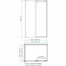 Душевой уголок WASSERKRAFT VILS 56R19 100х100 см
