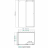 Душевой уголок WASSERKRAFT VILS 56R17 100х80 см