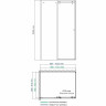 Душевой уголок WASSERKRAFT VILS 56R22 100х90 см