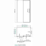 Душевой уголок WWASSERKRAFT ALME 15R32 130x80 см