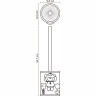 Ершик для унитаза WASSERKRAFT LOSSA K-3427