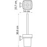 Ершик для унитаза WASSERKRAFT WERN K-2527