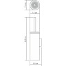 Ершик WASSERKRAFT K-1087WHITE