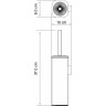 Ершик WASSERKRAFT K-1167WHITE