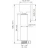 Гигиеническая лейка с фиксатором WASSERKRAFT A335