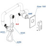 Гигиенический комплект WASSERKRAFT A01556