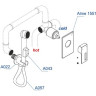 Гигиенический комплект WASSERKRAFT A01557