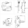 Комплект для ванной 3 в 1 WASSERKRAFT 31011