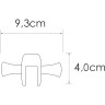 Крючок для душевых уголков WASSERKRAFT K-223