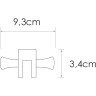 Крючок для душевых уголков WASSERKRAFT K-423