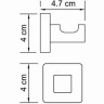 Крючок WASSERKRAFT LIPPE K-6523