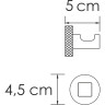 Крючок WASSERKRAFT MOSEL K-46623