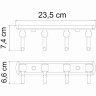 Крючок WASSERKRAFT ODER K-3074