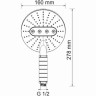 Лейка душевая WASSERKRAFT A059 3-функциональная