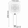Лейка душевая WASSERKRAFT A065 3-функциональная