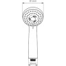Лейка душевая WASSERKRAFT A120 3-функциональная