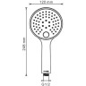 Лейка WASSERKRAFT SAUER A207 3-функциональная