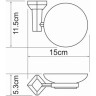 Мыльница WASSERKRAFT ALLER K-1129C