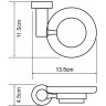 Мыльница WASSERKRAFT DONAU K-9429