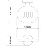 Мыльница WASSERKRAFT ISEN K-4069