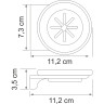 Мыльница WASSERKRAFT KAMMEL K-8329WHITE