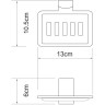 Мыльница WASSERKRAFT LEINE K-5069W