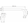 Настенный верхний излив для душа WASSERKRAFT A354