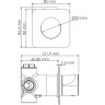 Переключатель на 2 положения WASSERKRAFT A287