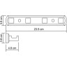 Планка с крючками WASSERKRAFT DILL K-3974