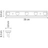 Планка с крючками WASSERKRAFT KAMMEL K-8375