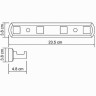 Планка с крючками WASSERKRAFT LIPPE K-6574
