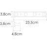 Планка с крючками WASSERKRAFT RHIN K-8774