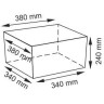 Плетеная корзина для белья WASSERKRAFT WB-880-L
