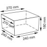 Плетеная корзина для белья WASSERKRAFT WB-880-S