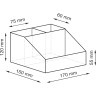 Плетеная корзина WASSERKRAFT WERN WB-420-S