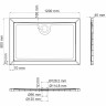 Поддон для душа WASSERKRAFT SALM 27T06 120x80 см