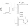 Подключение шланга с настенным держателем для лейки WASSERKRAFT A184