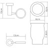Подстаканник одинарный WASSERKRAFT K-24228