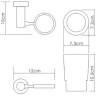 Подстаканник одинарный WASSERKRAFT K-28228