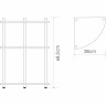 Полка напольная тройная WASSERKRAFT K-4133