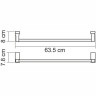 Полотенцедержатель WASSERKRAFT ABENS K-3230