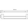 Полотенцедержатель WASSERKRAFT AISCH K-5940