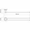 Полотенцедержатель WASSERKRAFT AMMER K-7031