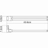 Полотенцедержатель WASSERKRAFT EXTER K-5231