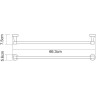Полотенцедержатель WASSERKRAFT ISEN K-4030