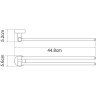 Полотенцедержатель WASSERKRAFT ISEN K-4031