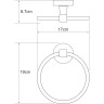 Полотенцедержатель WASSERKRAFT ISEN K-4060